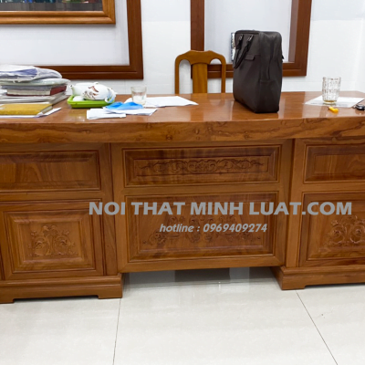 Bàn Làm Việc Gỗ Gõ Đỏ BV-04