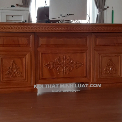 Bàn Làm Việc Gỗ Gõ Đỏ BV-04