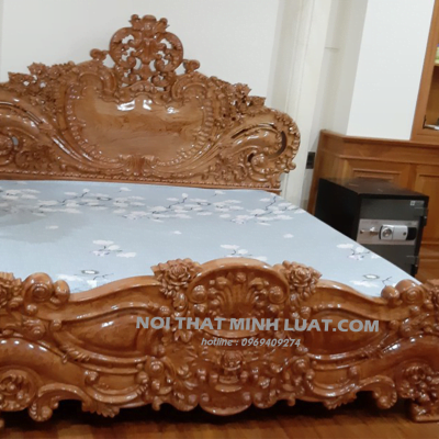 Bàn Làm Việc Gỗ Gõ Đỏ BV-04